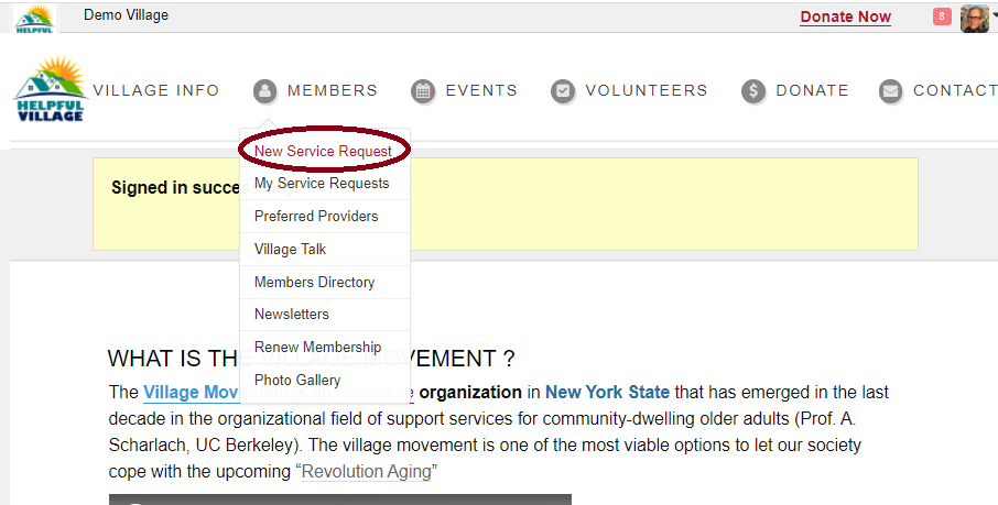 How to submit a service request ? – HELPFUL VILLAGE
